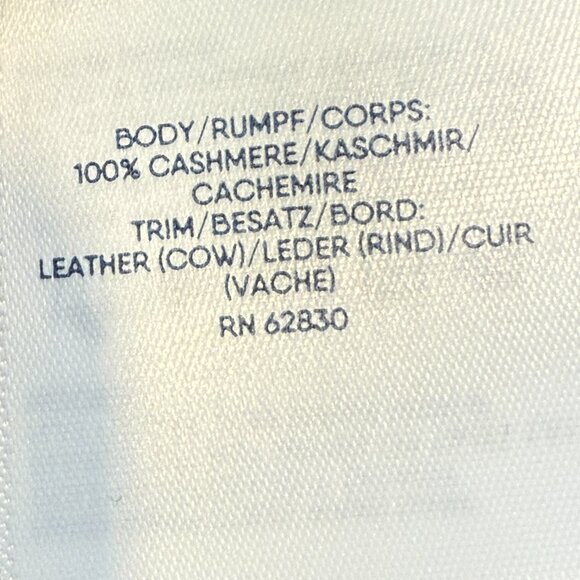 Lands End Cashmere Sweater Forest Green Quarter Zip XL Tall Long Holiday - Picture 7 of 11